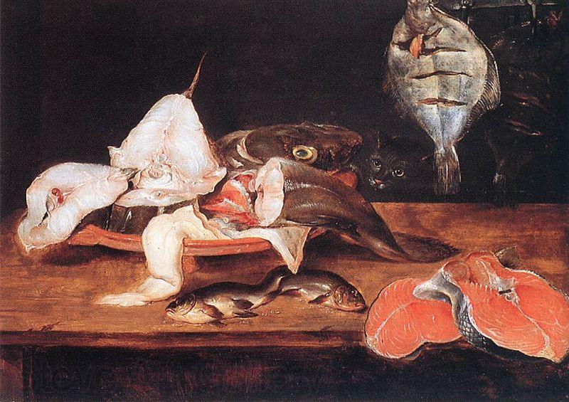 Alexander Adriaenssen Still-Life with Fish Germany oil painting art